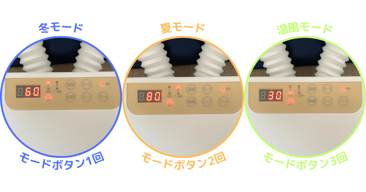 【レビュー】実際にダニ駆除モードを使ってみた