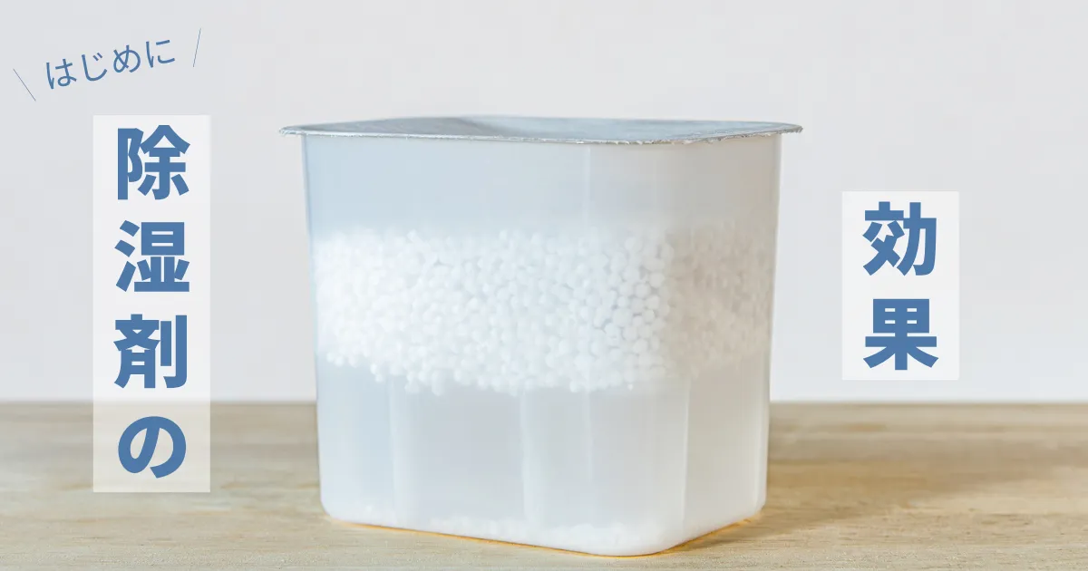【はじめに】除湿剤の効果