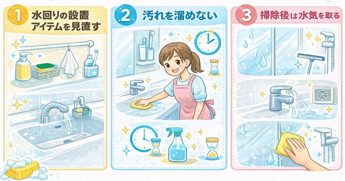 掃除をできるだけ楽に終わらせる3つのコツ