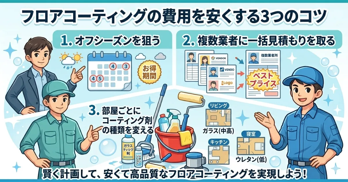 費用を安くする3つのコツ