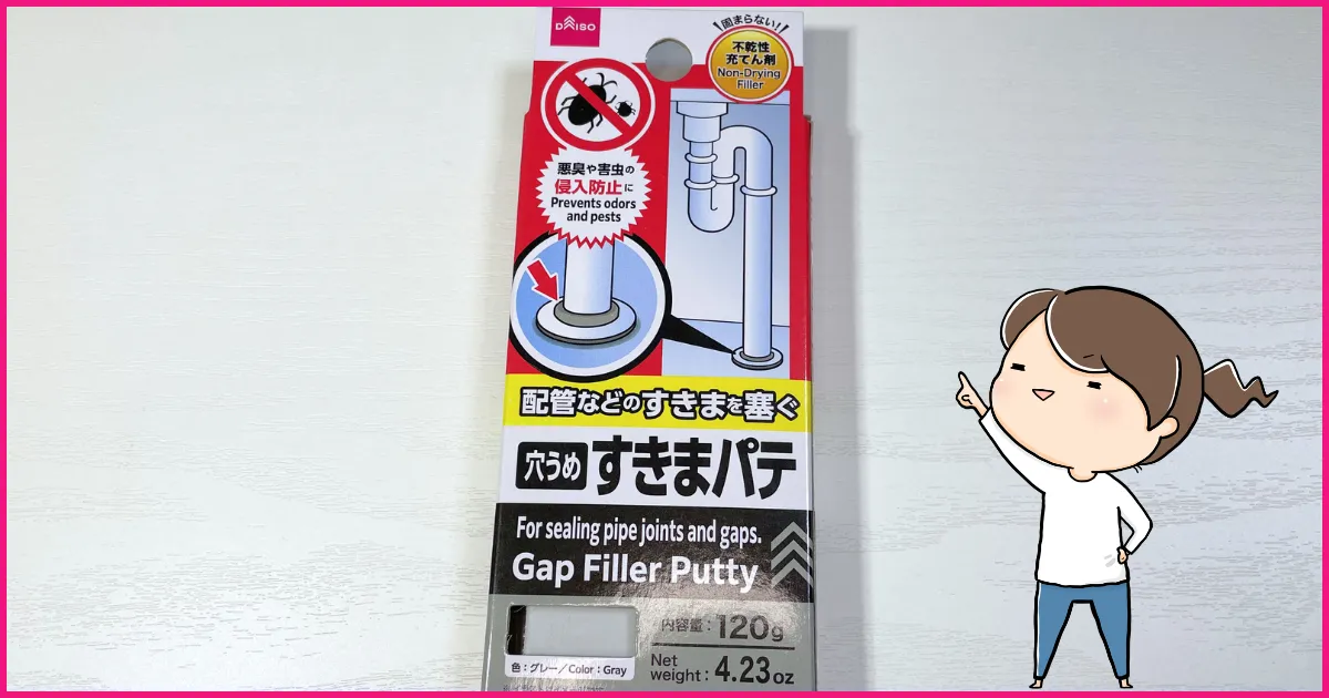 【基本情報】ダイソーすきまパテ