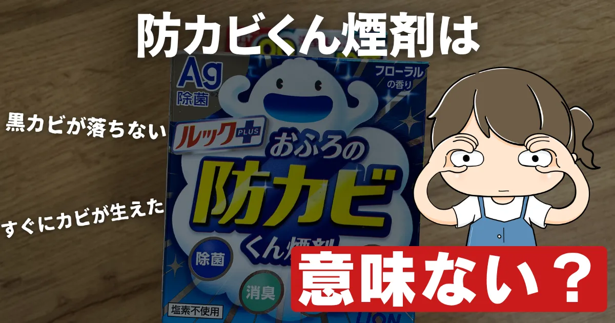 防カビくん煙剤は意味ない？